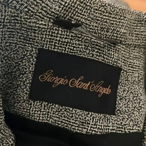 Georgio Saint Angelo Pure Wool Blazer Jacket‎ Size Petite 12 VTG - Picture 3 of 4